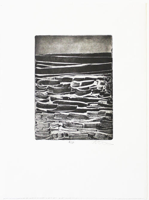 stratum, aquatint on bfk rives, 2019