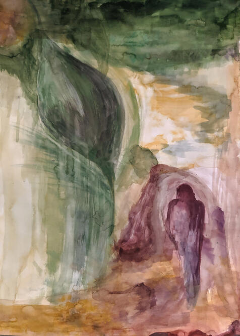 terra firma, watercolor on arches, 2020