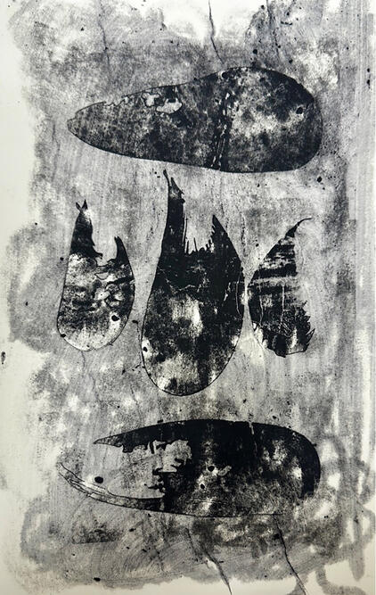 vessel, monotype, 17 x 11, 2024